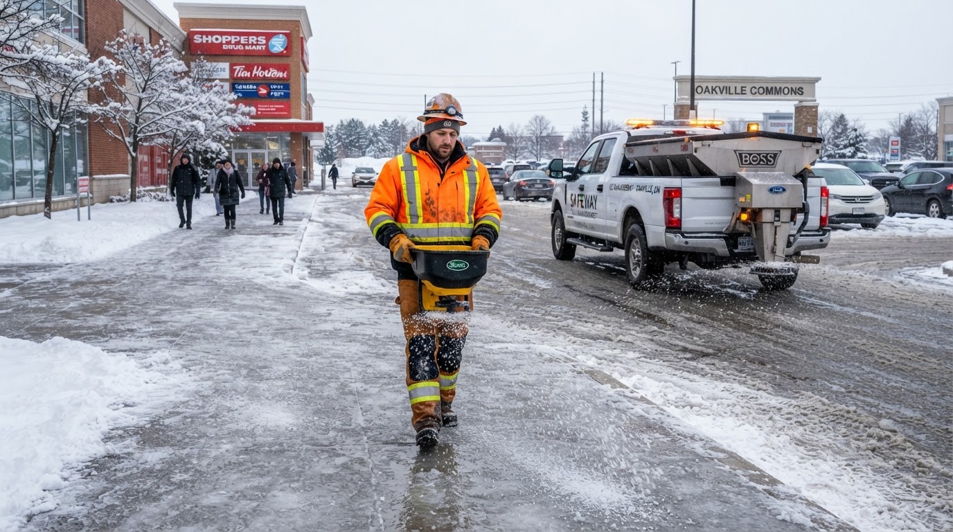 Ice Management 101: How Simcoe County Businesses Can Prevent Slip-and-Fall Lawsuits This Winter