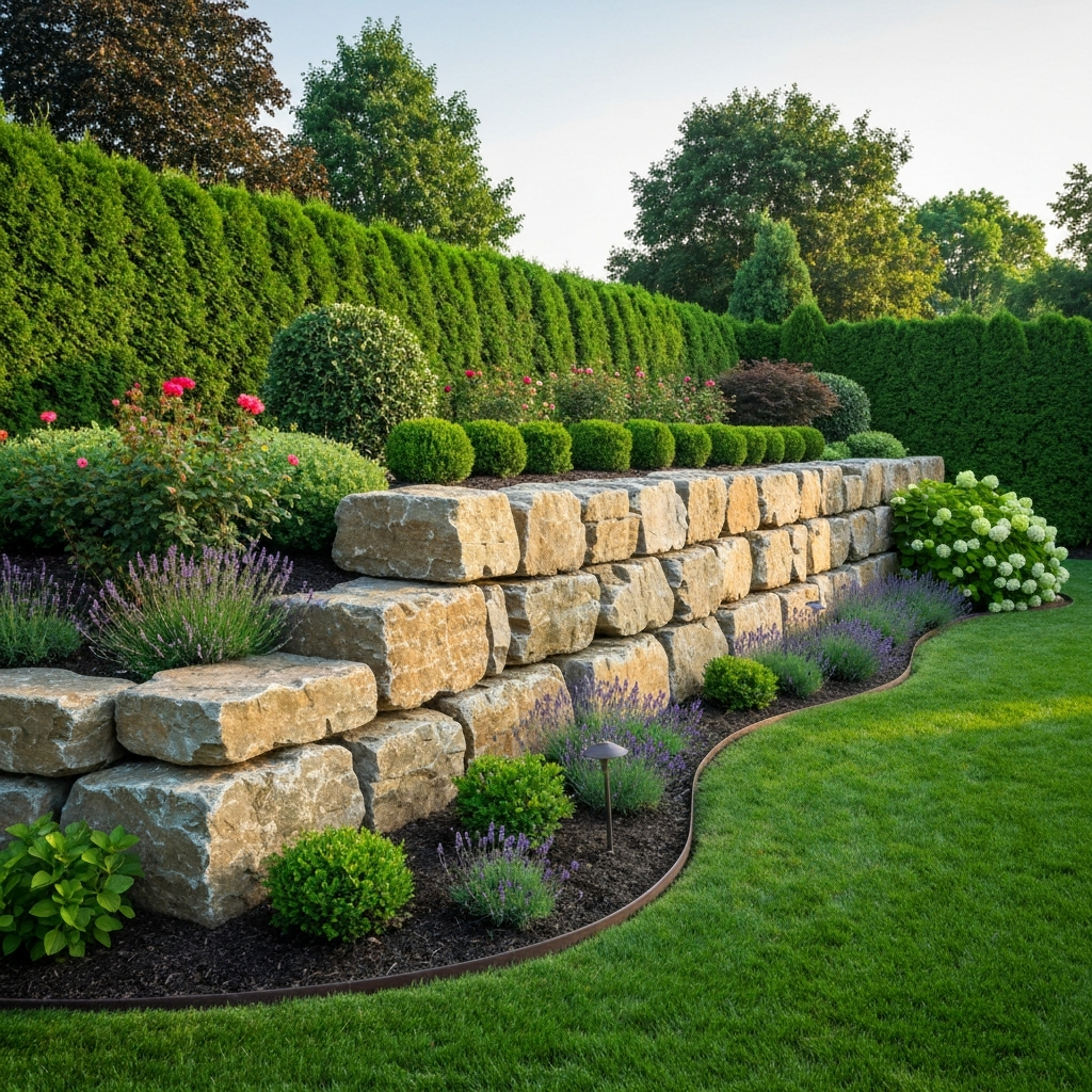 Retaining Walls & Natural Stone