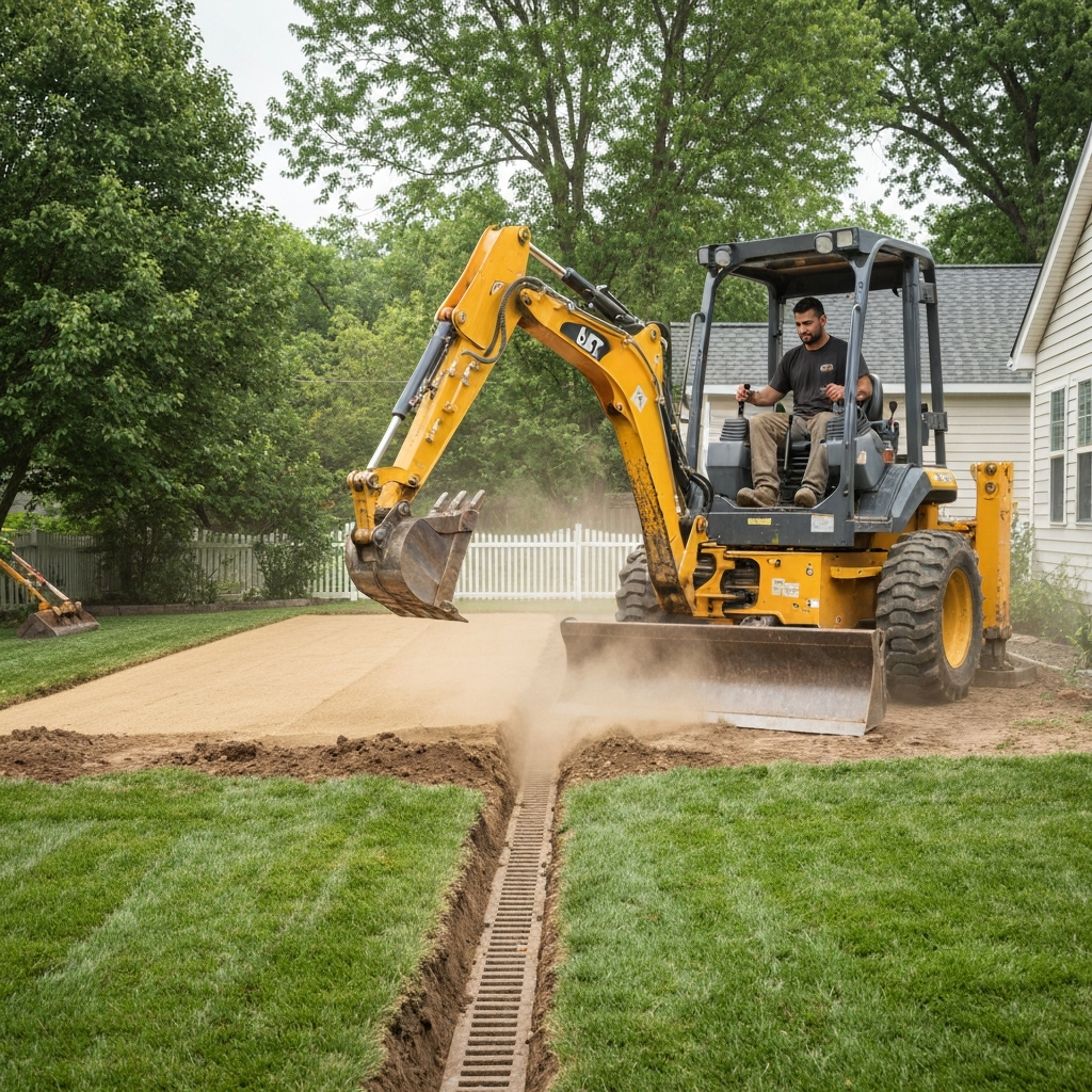 Yard Grading & Drainage