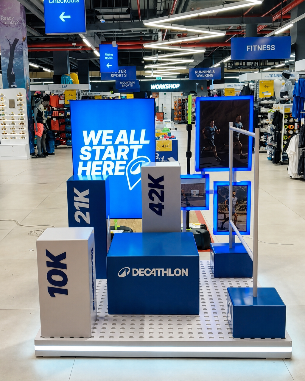 Decathlon Active Zone & Signage