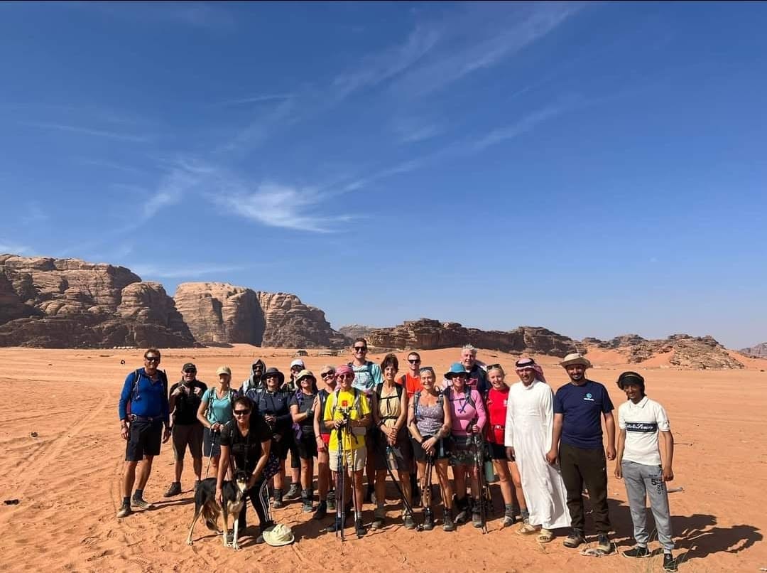 Trekking in Wadi Rum