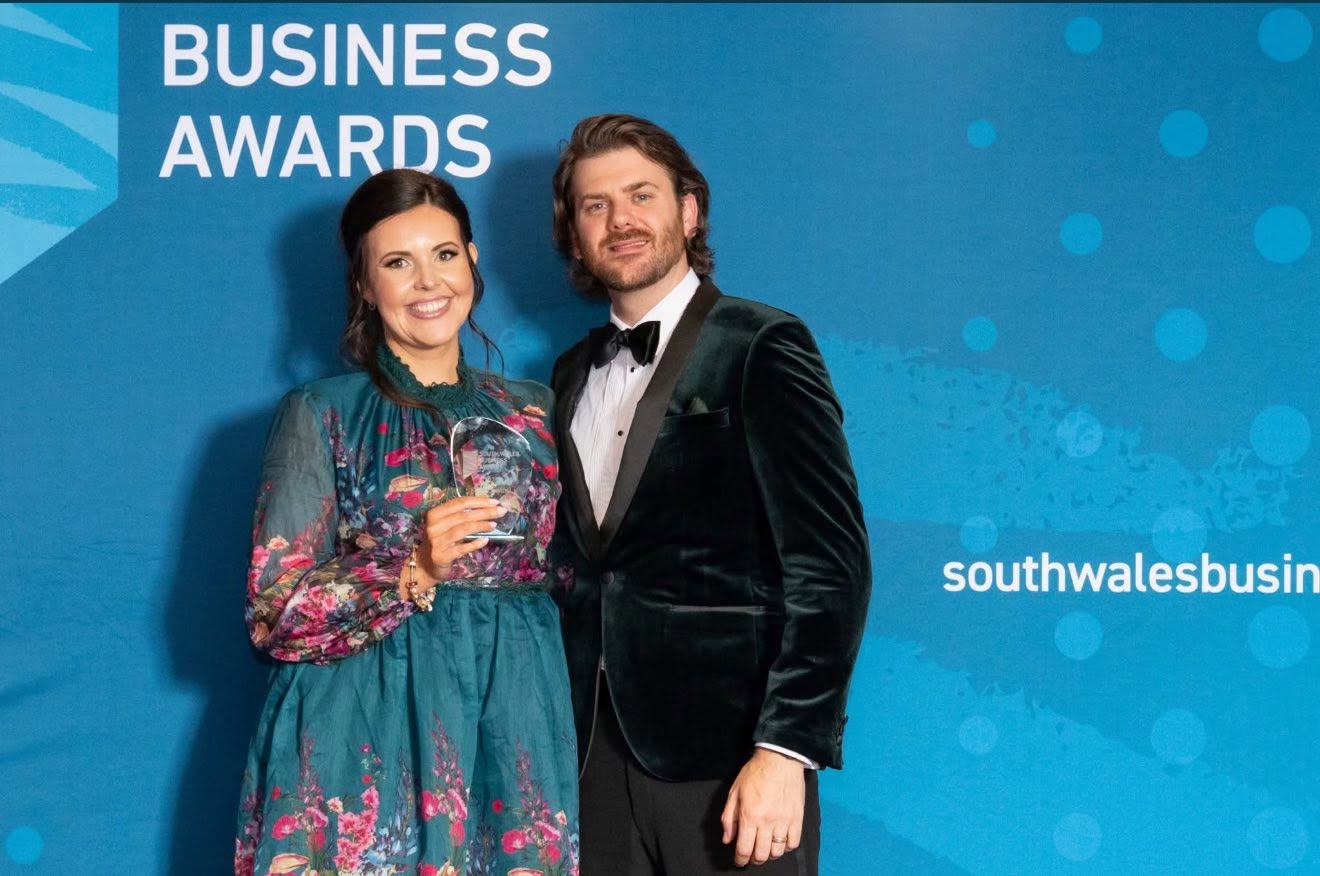 Beth at business awards