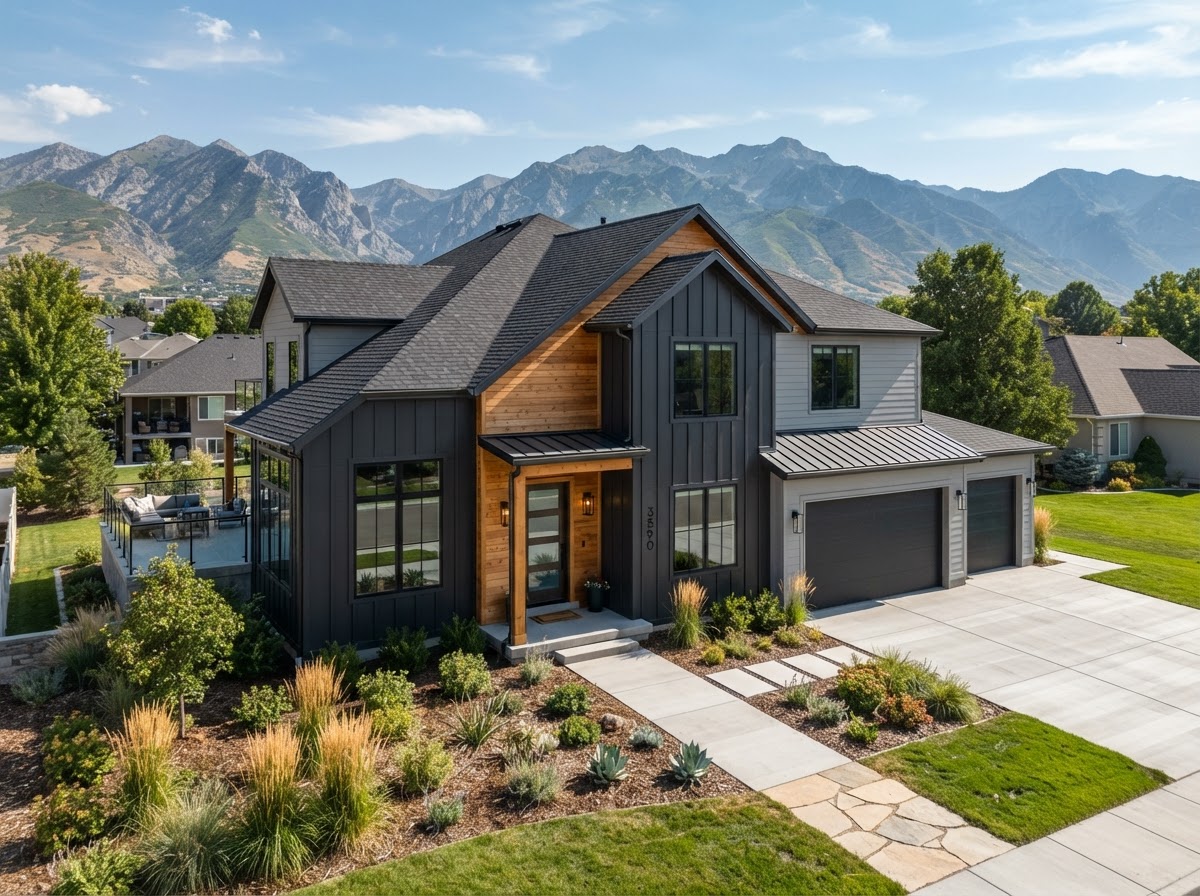 Exterior remodeling project in Kaysville, UT