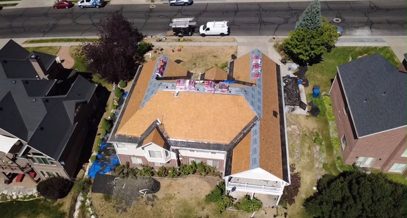 South Ogden Wind Damage Roof Replacement