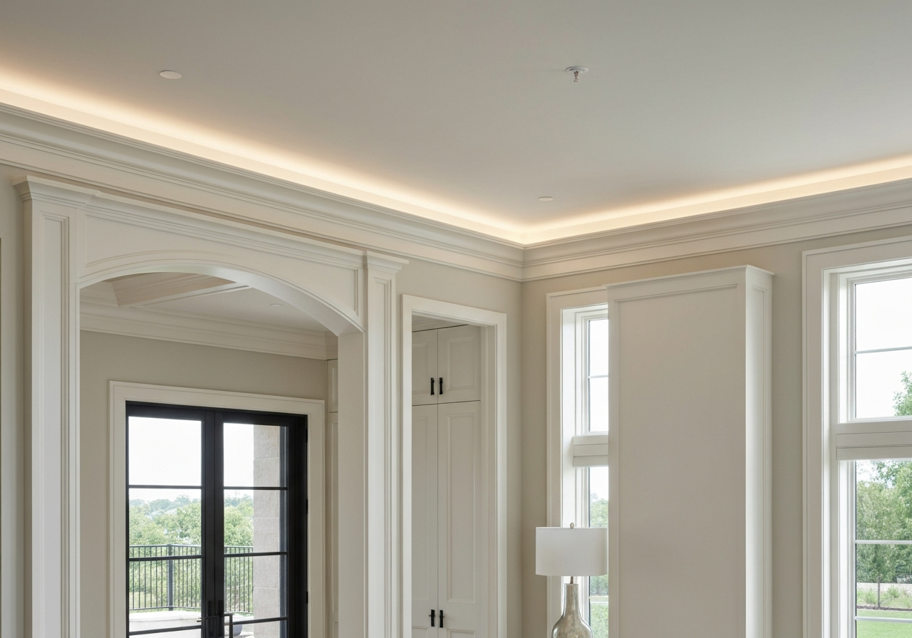 Luxury custom home interior