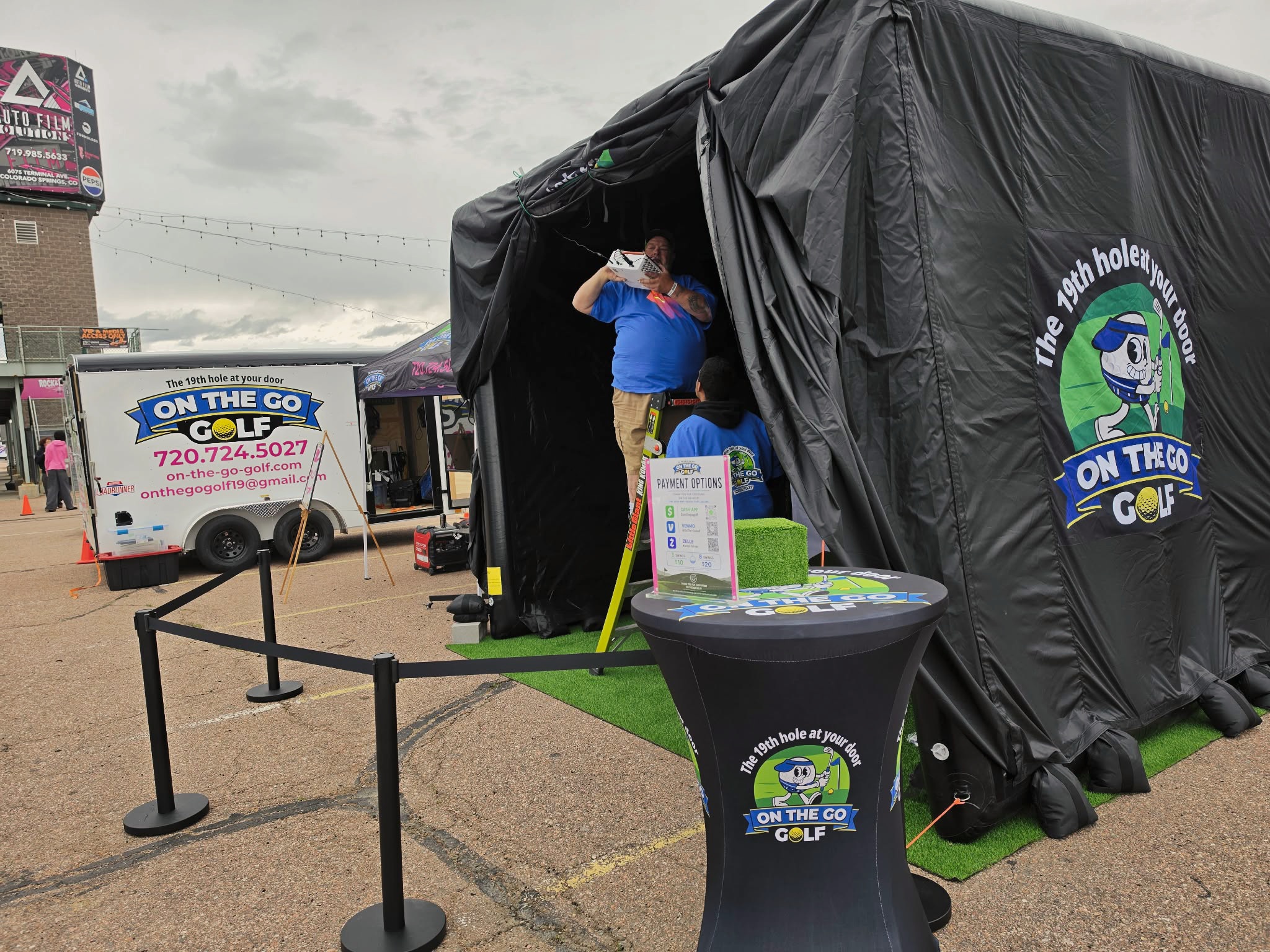 Event setup outside