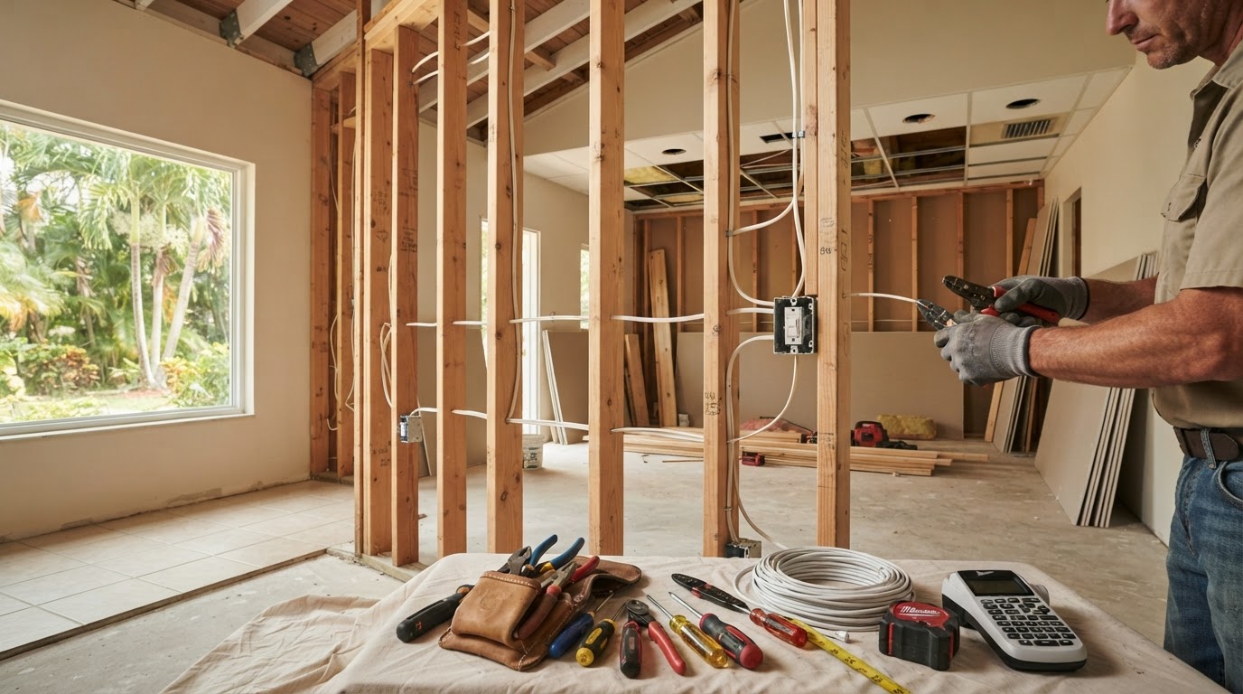 What Electrical Upgrades Are Required When You Remodel a Room in Florida?
