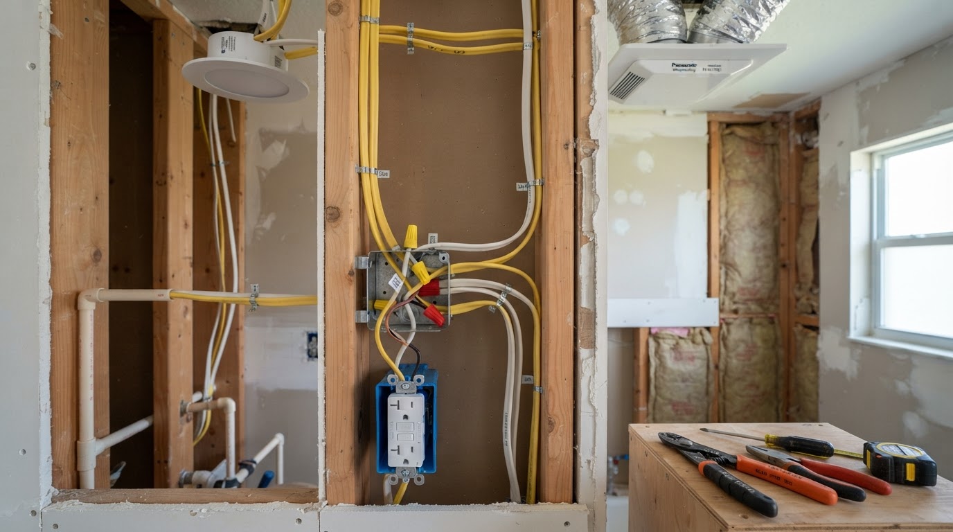 Bathroom Remodel Electrical: What Florida Homeowners Need to Plan