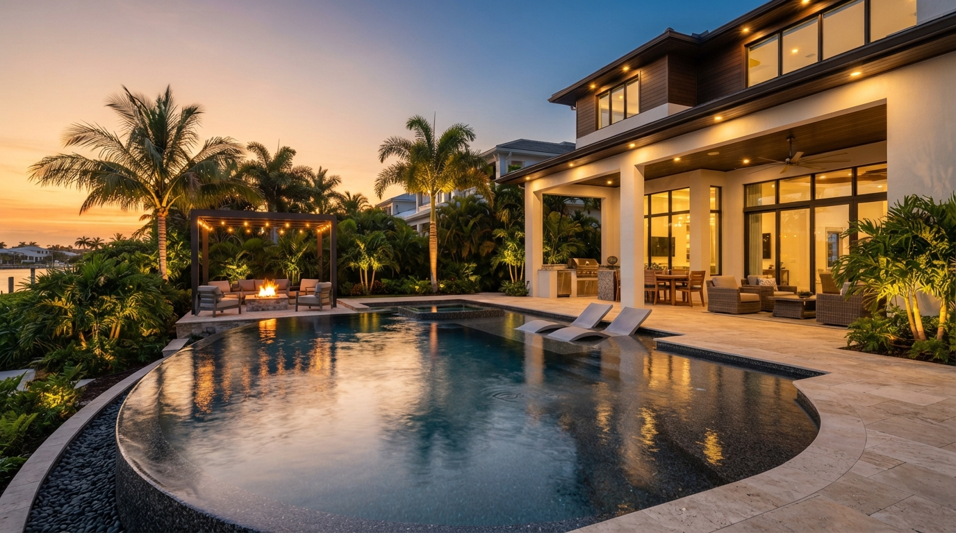 Outdoor Electrical Work in Sarasota FL: Pools, Landscape Lighting, and Outdoor Outlets Done Right