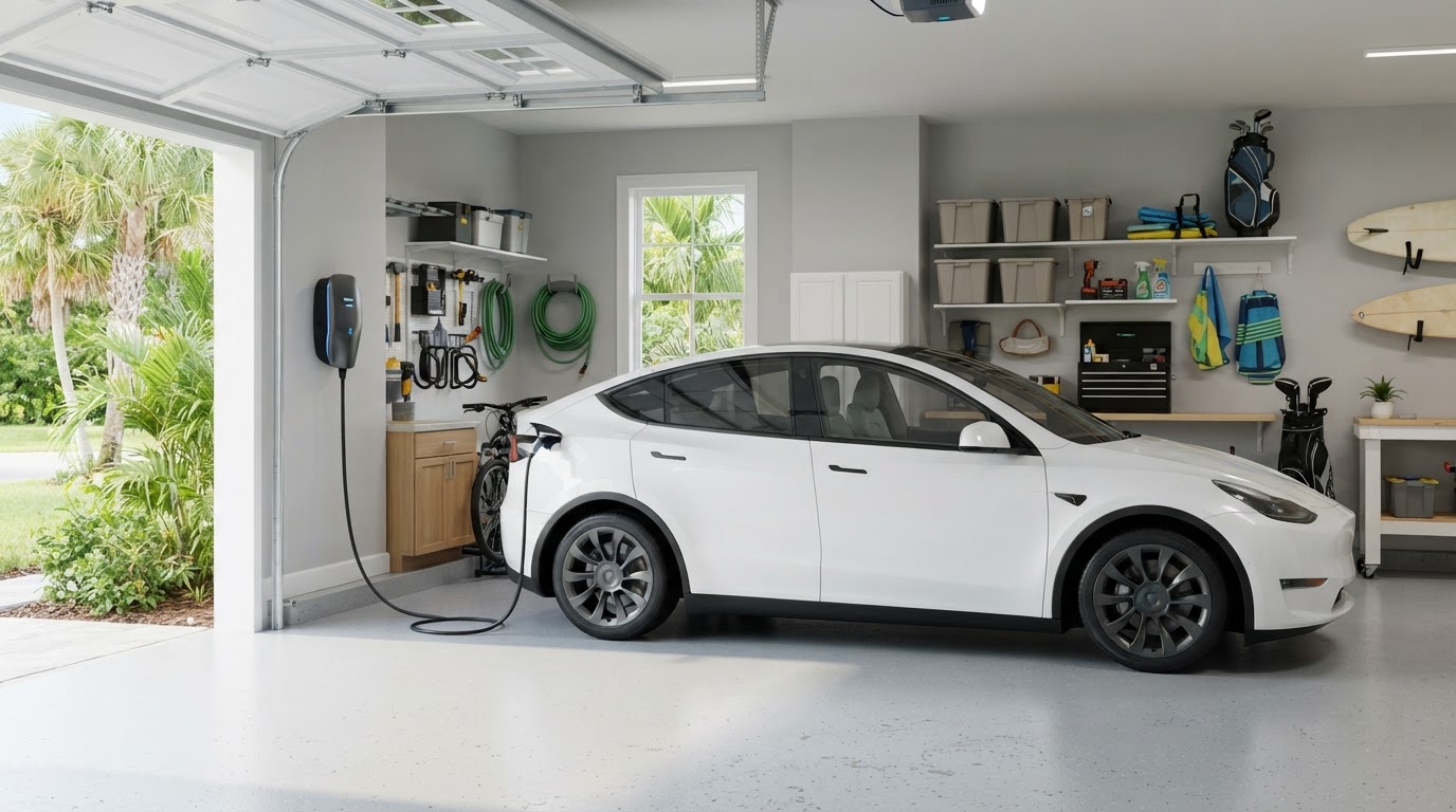 Can You Charge an Electric Car with a Regular Home Outlet in Florida?