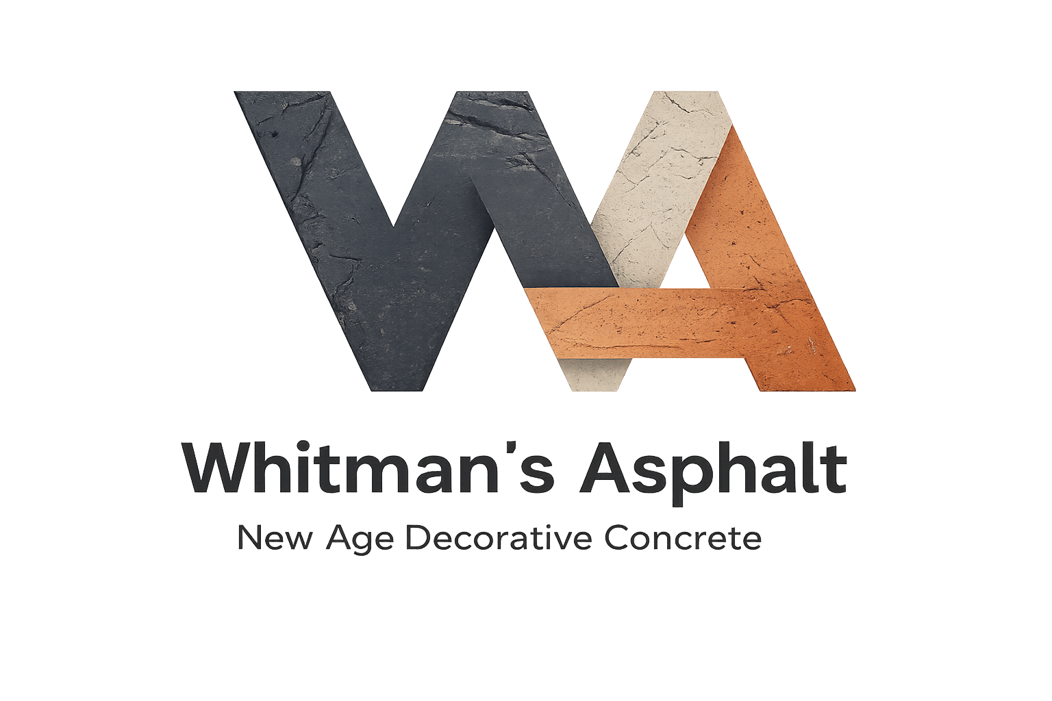 Whitman's Asphalt and New Age Decorative Concrete logo