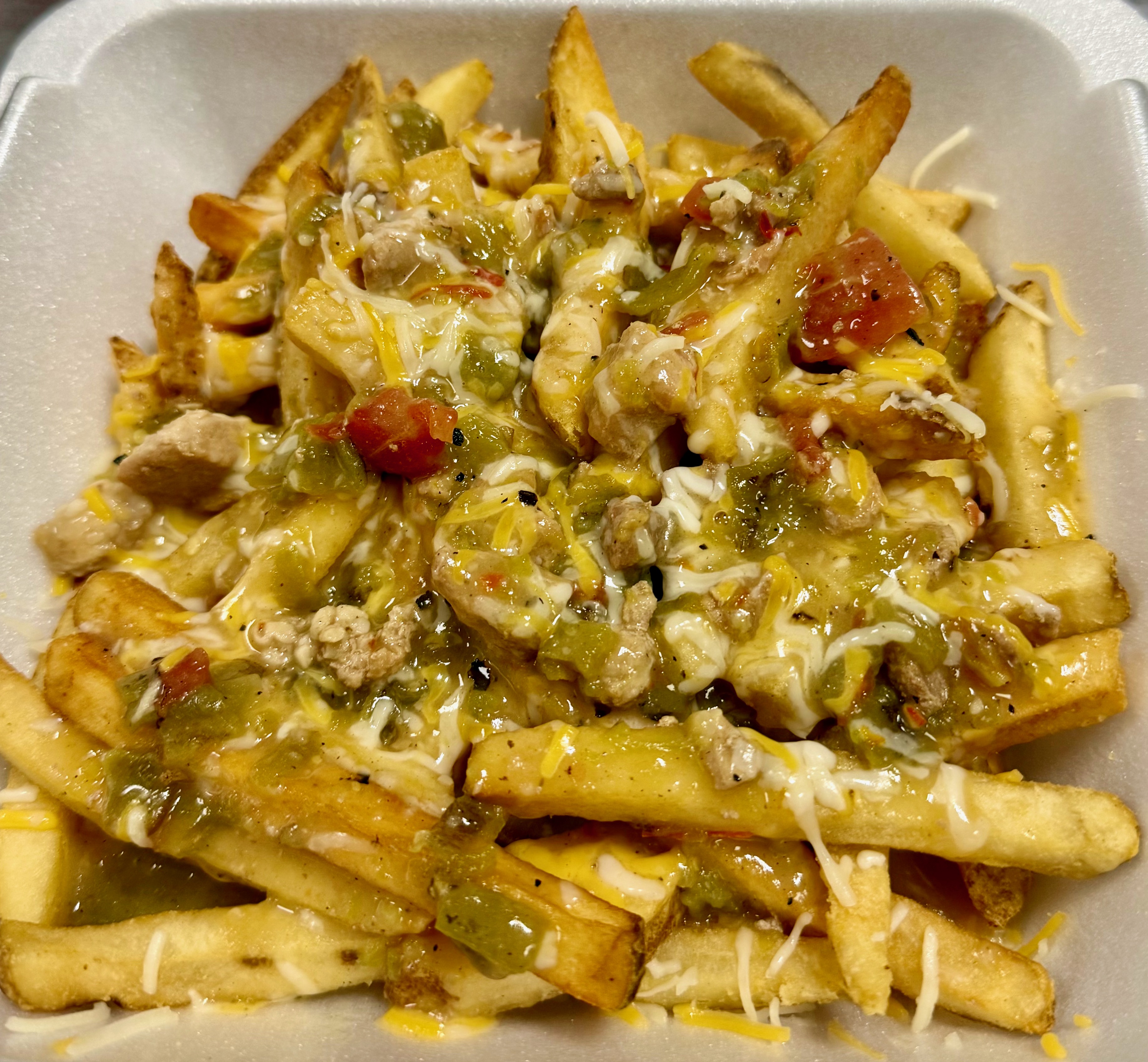 Green Chile Cheese Fries