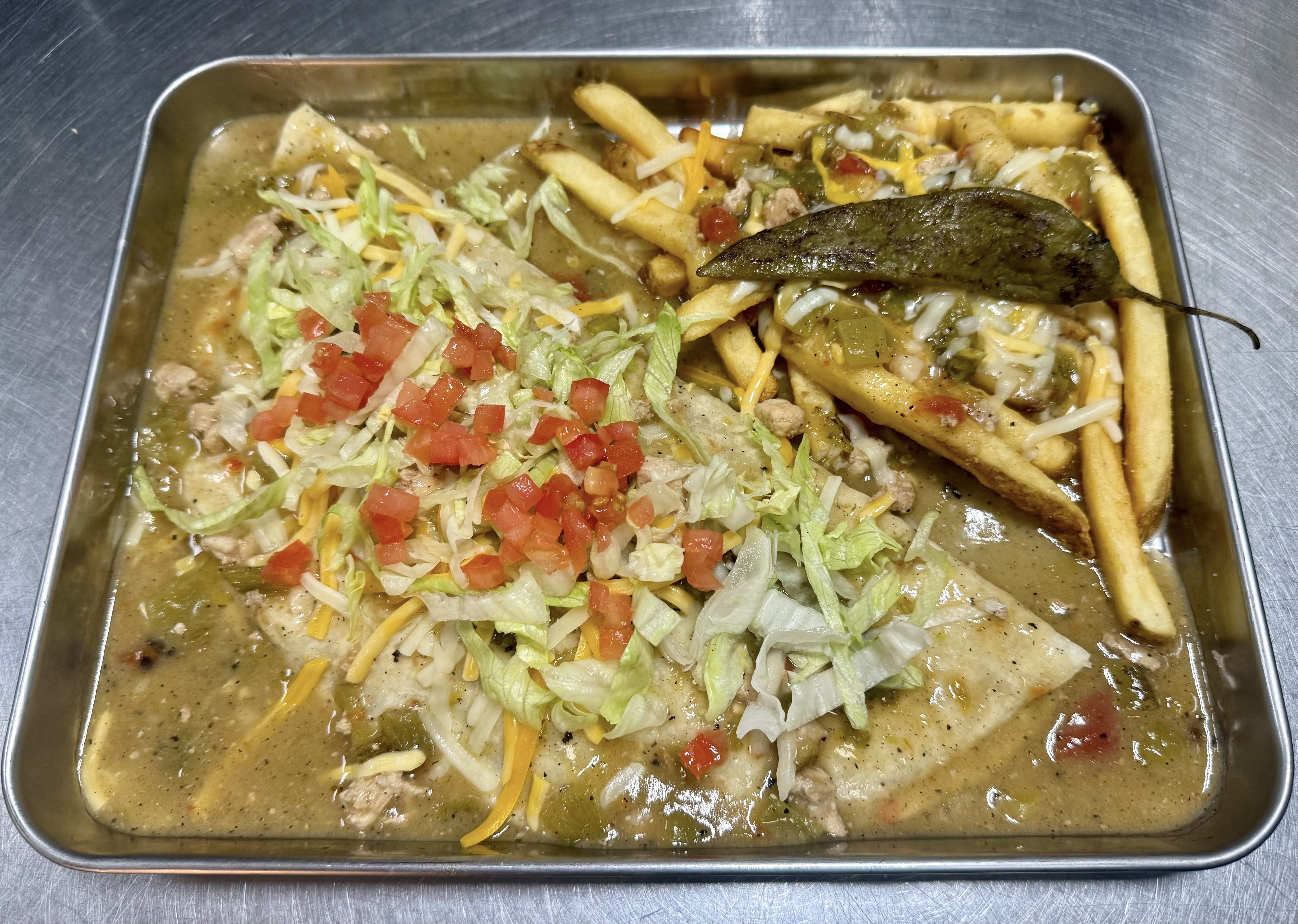 Mexican Hamburger - Smothered