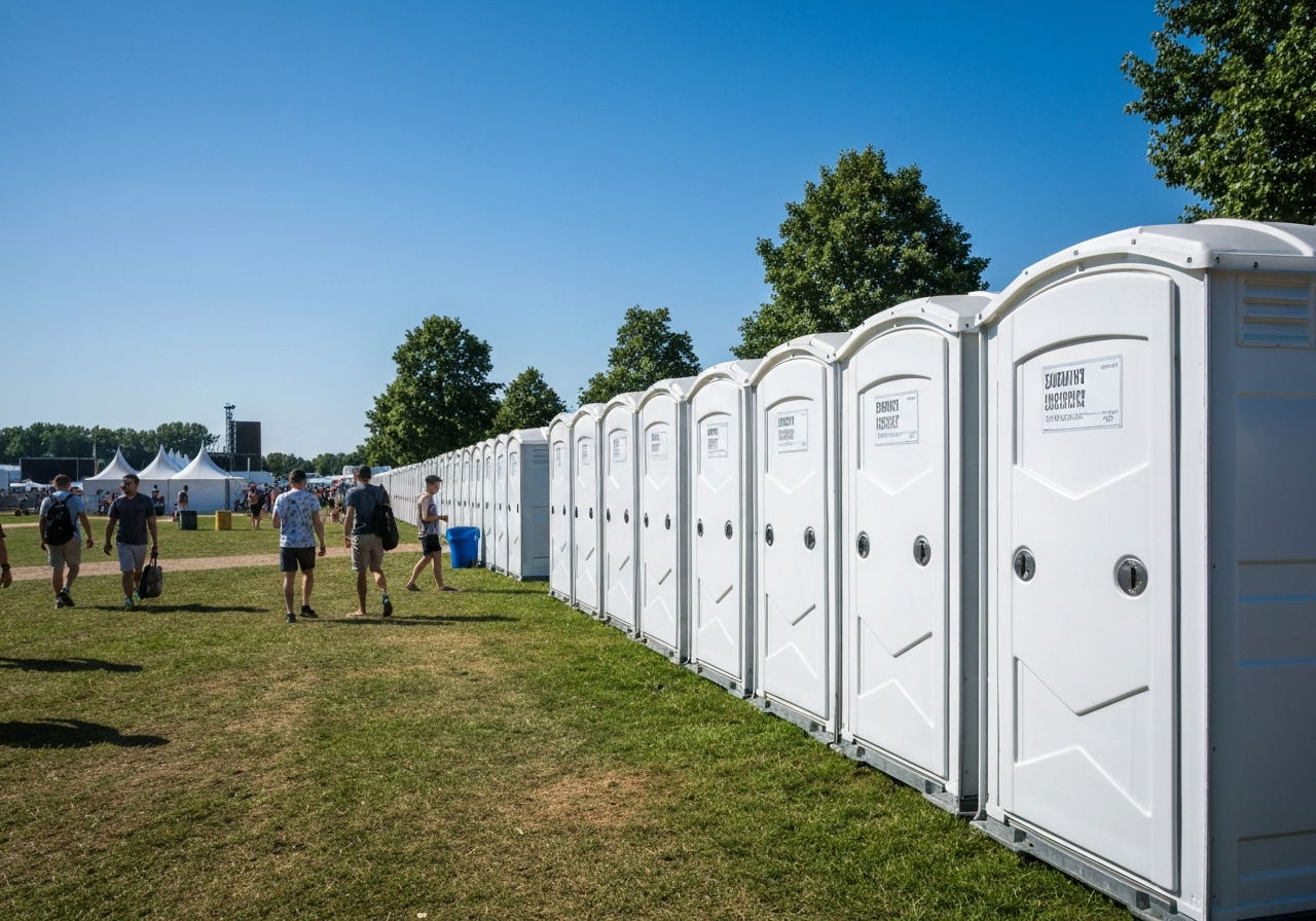Festival Restroom Row