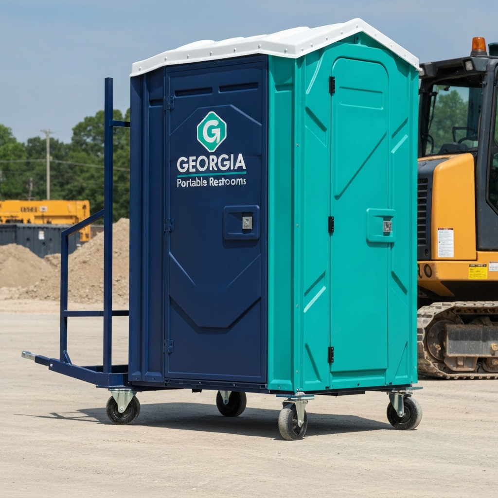 Rolling Porta Potty
