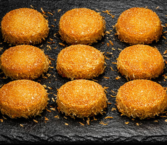 Mascarpone Knaffa - Freshly baked pastries at Ganash Bakery