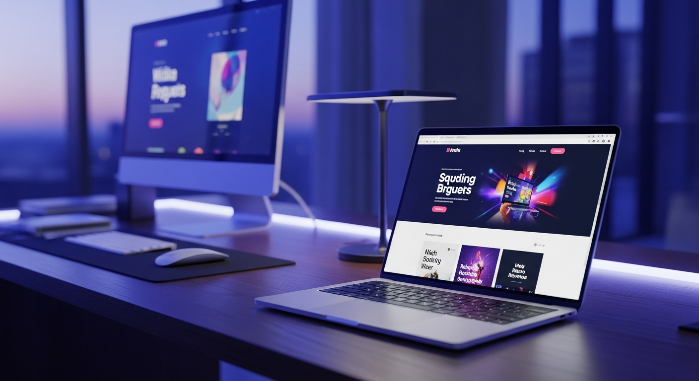 Modern Web Design Workspace