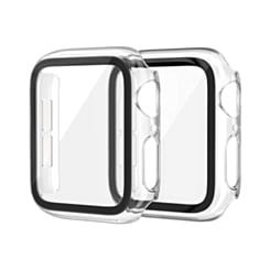 iWatch 46mm Hard PC Bumper Case with Tempered Glass