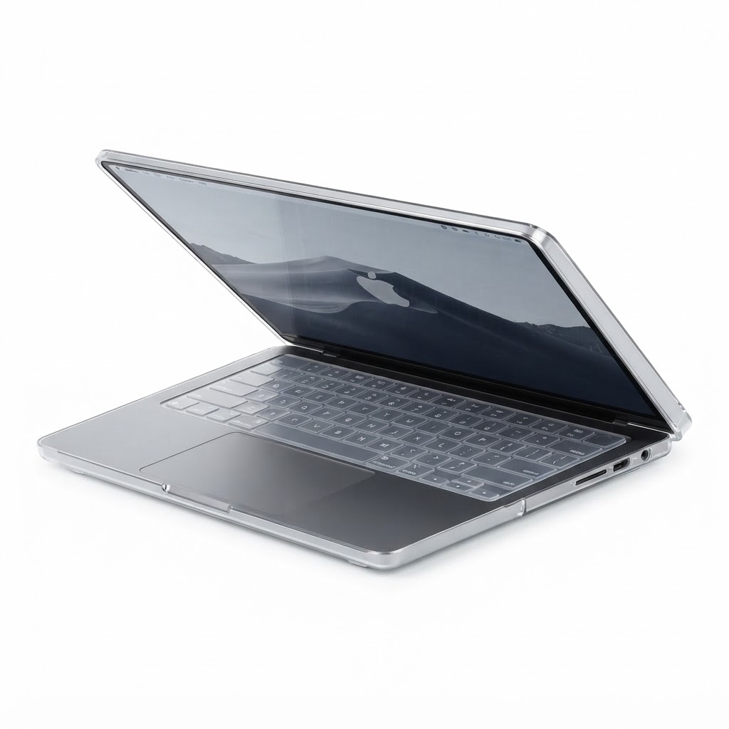 Crystal Clear Hard Shell Case with Keyboard Cover
