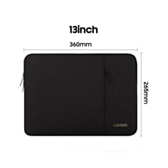 Universal 12-14 Inch Laptop & Tablet Sleeve with Zipper Pocket and Wrist Strap