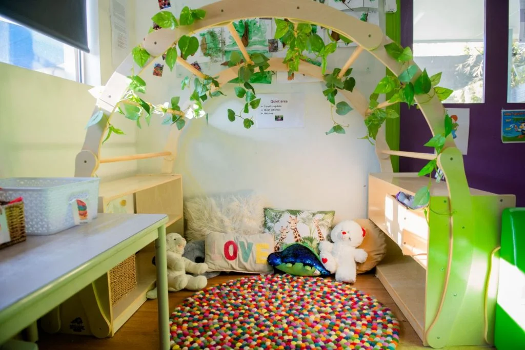 Quiet reading and play area