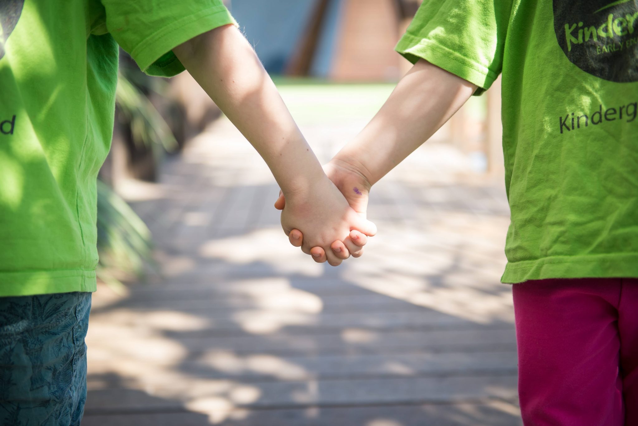 New friends - children engaging in learning to share