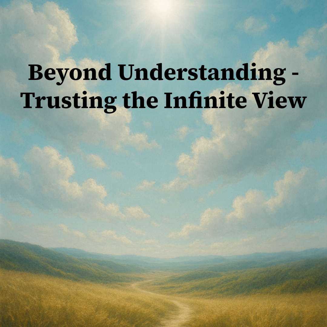 Beyond Understanding – Trusting the Infinite View