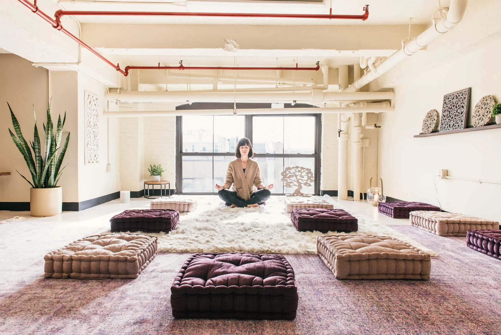 Yoga class at YUG Wellness