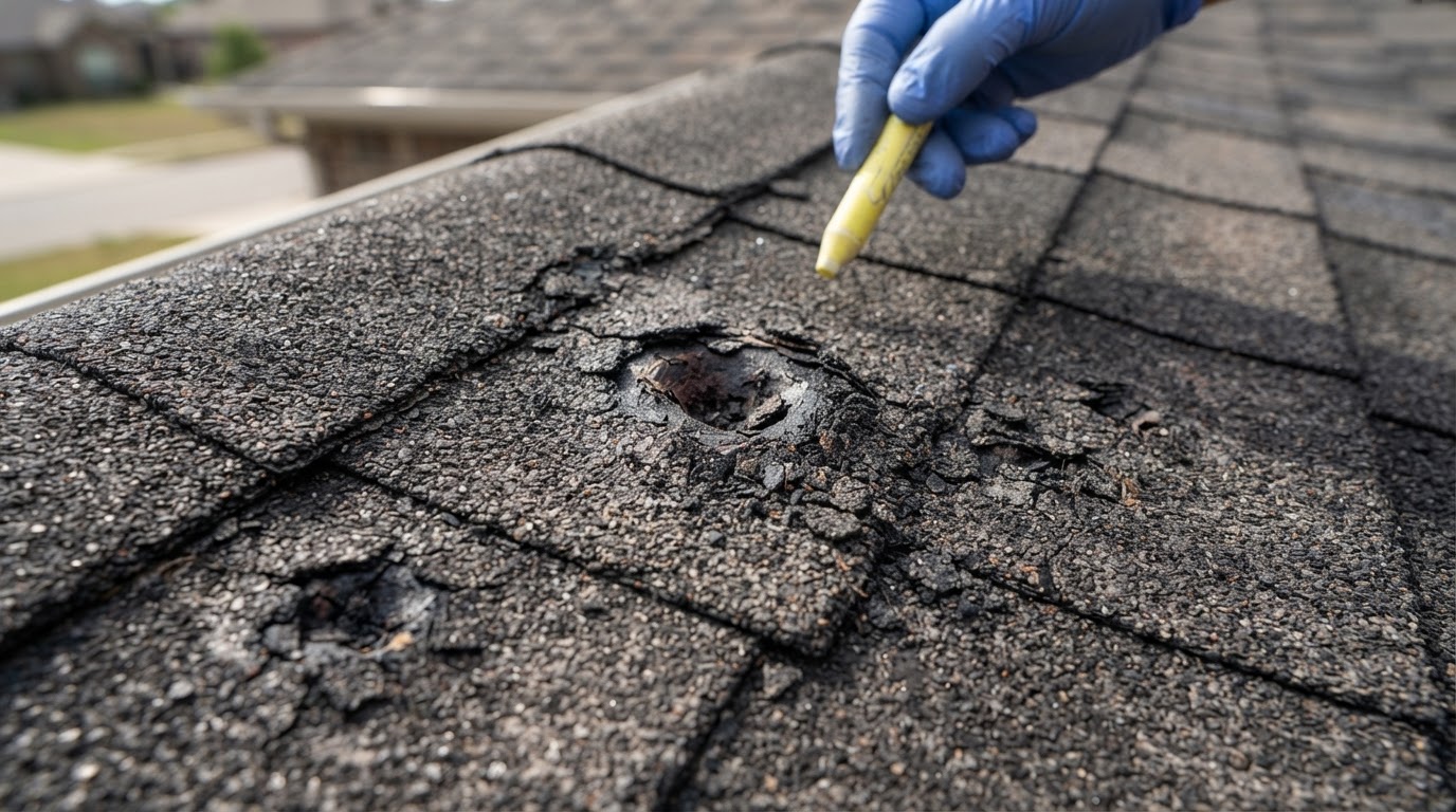 How to Tell If Your Oklahoma Roof Has Hail Damage (Before It Becomes a Bigger Problem)
