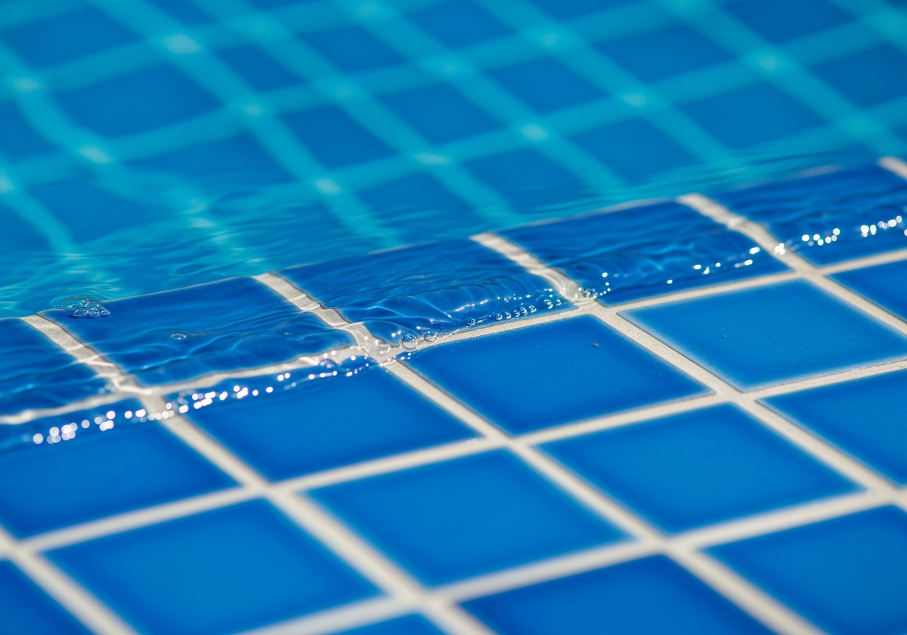 Pool tile cleaning materials