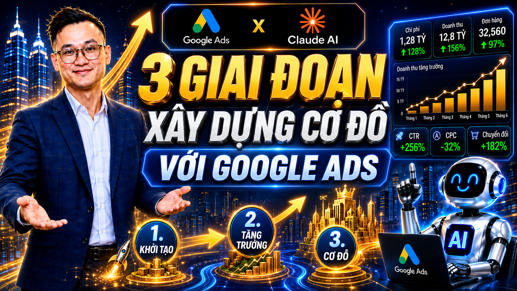 Bài 0.2 - 3 Giai Đoạn Xây Dựng Cơ Đồ Với Google Ads