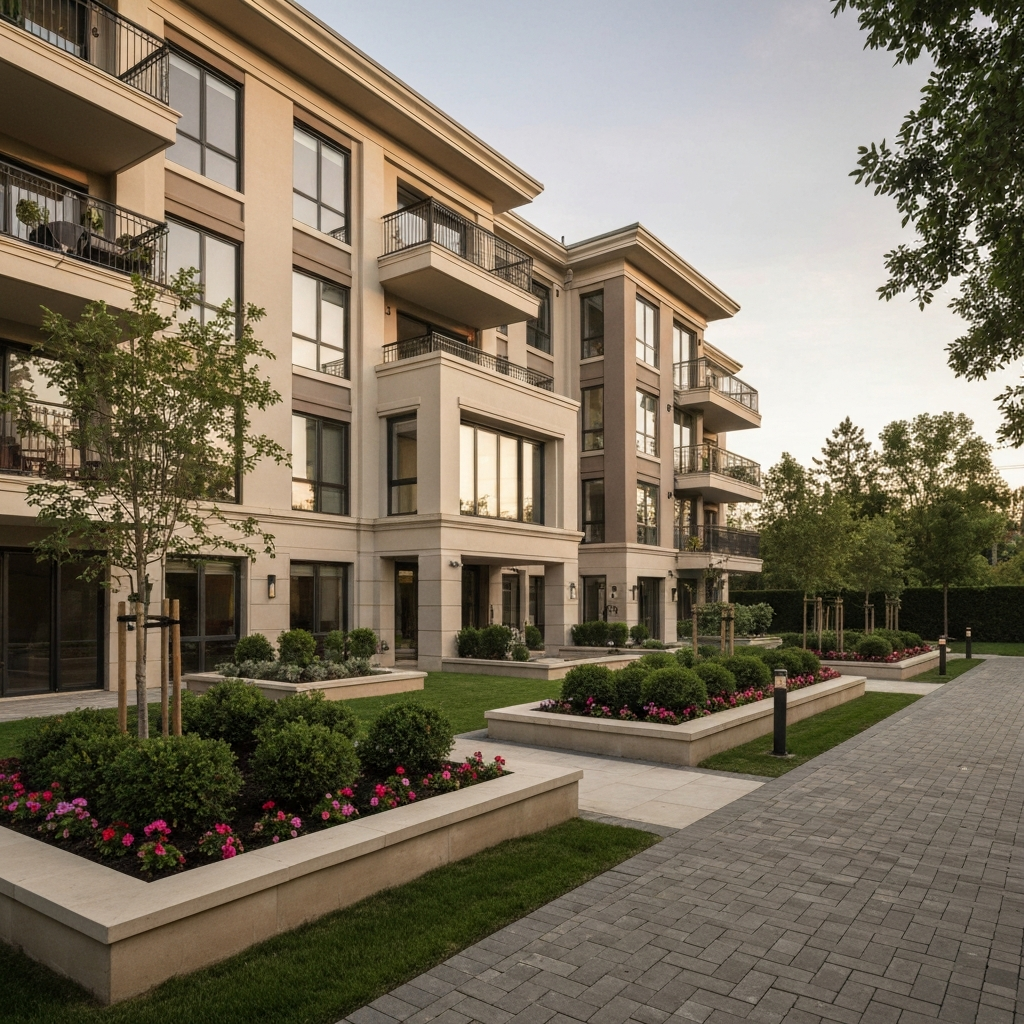 Luxury rental property exterior