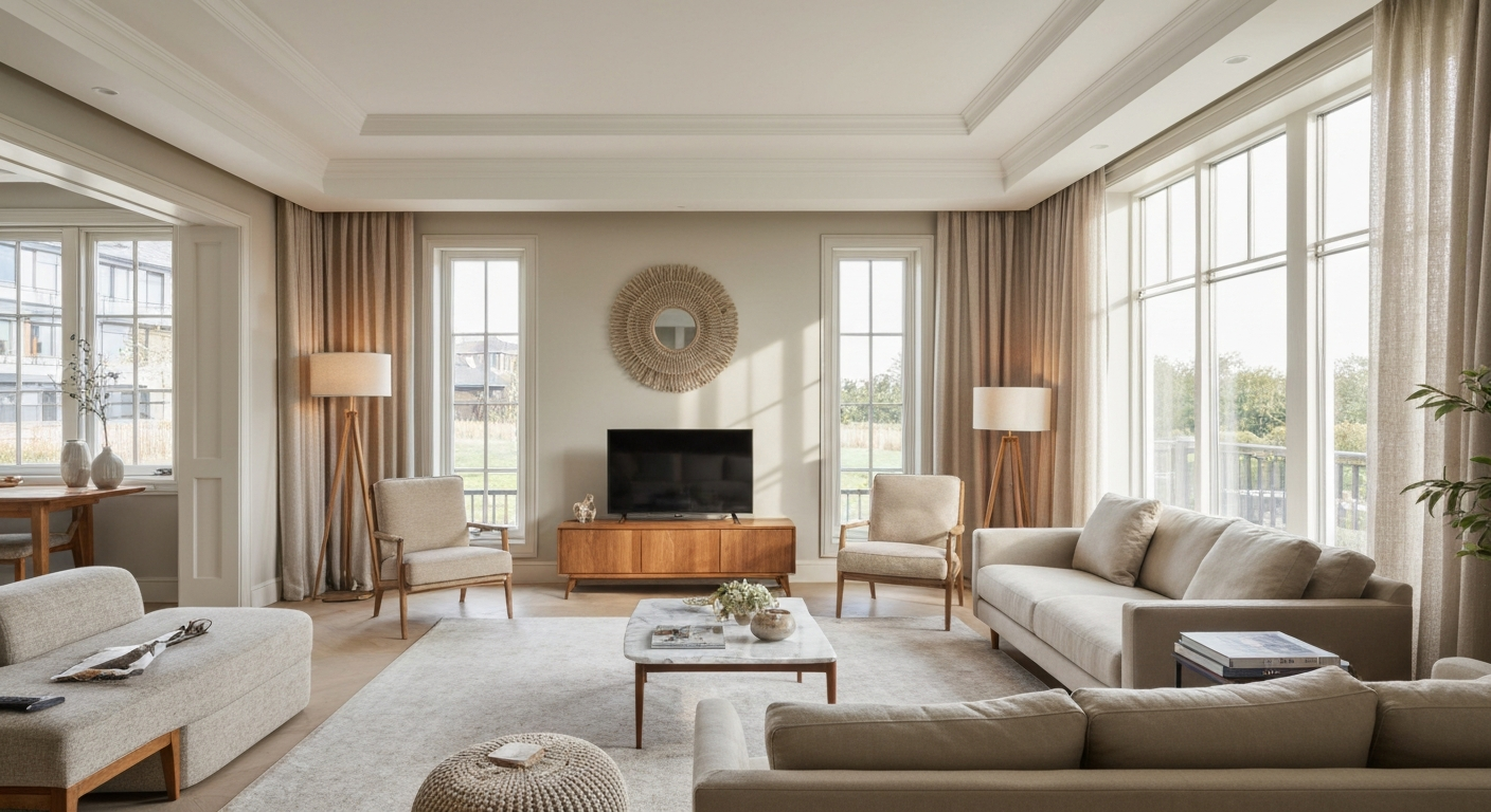 Refined luxury living room