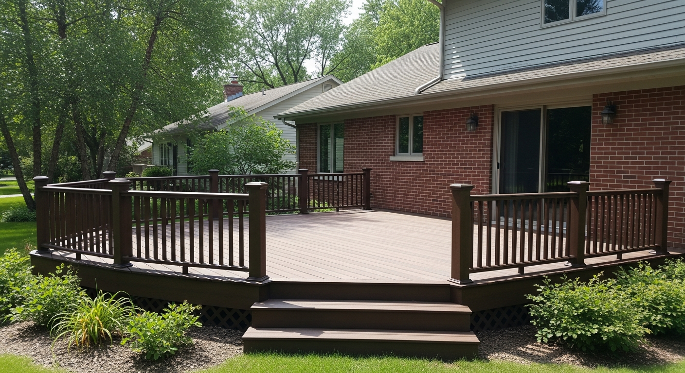 Beautiful TimberTech deck