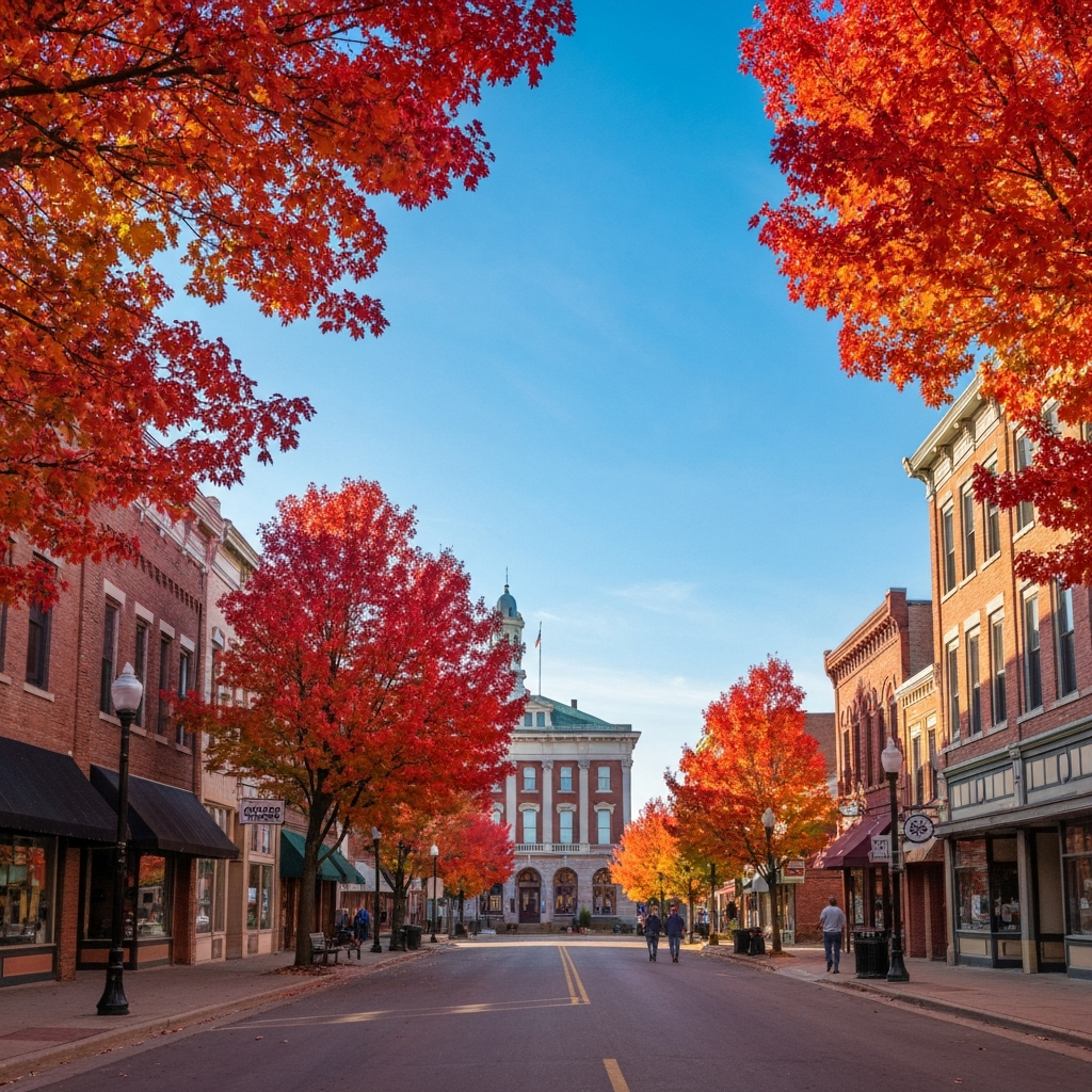 Downtown Ellsworth Wisconsin
