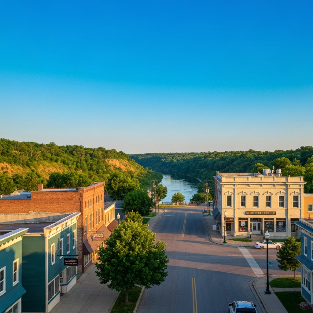 Colfax WI streetscape