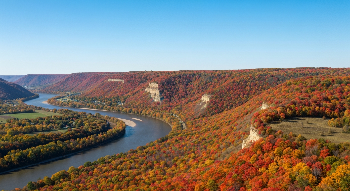 St Croix River Valley western Wisconsin