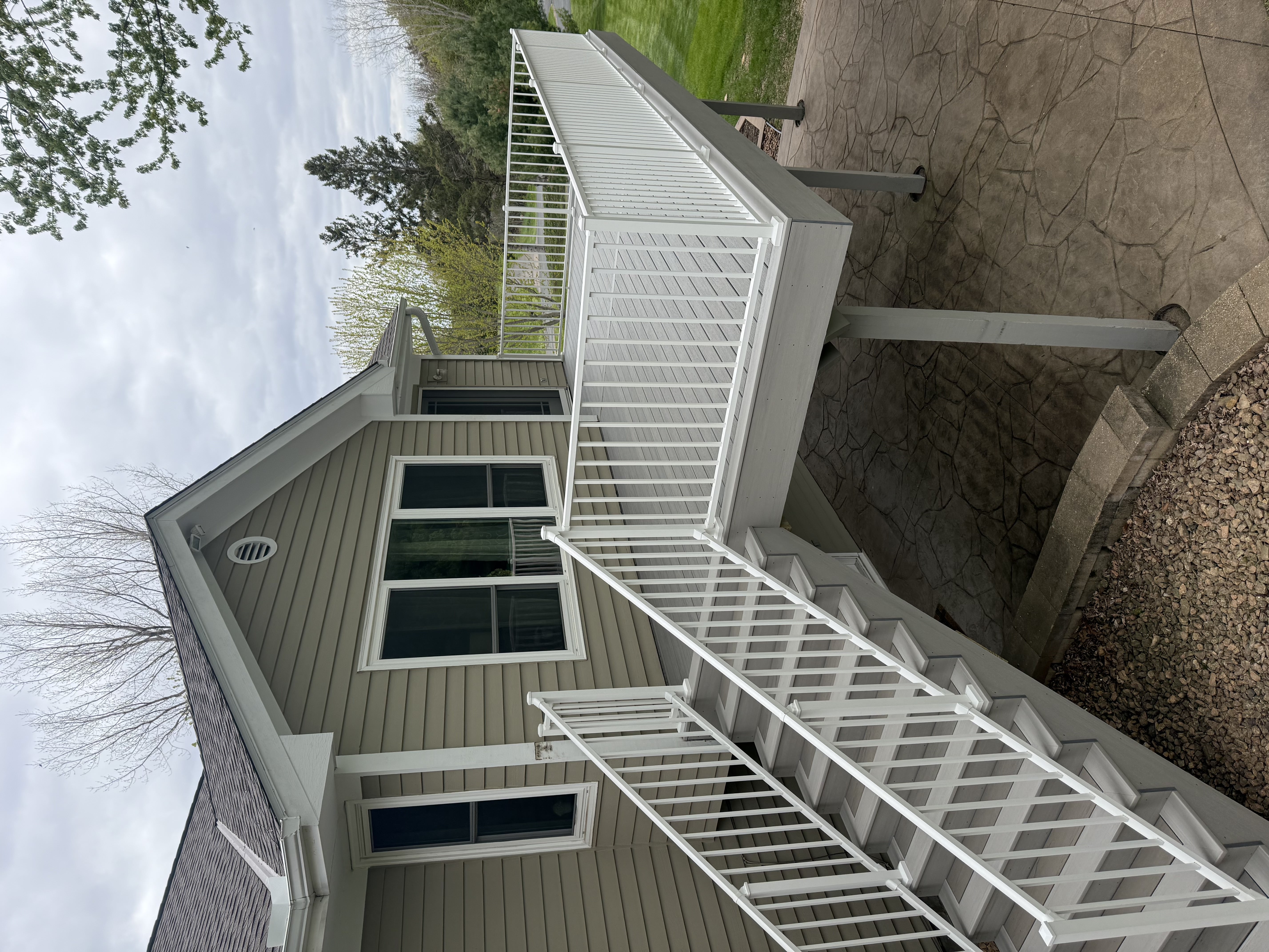 Composite Deck Build with Stairs and Railings - photo 3