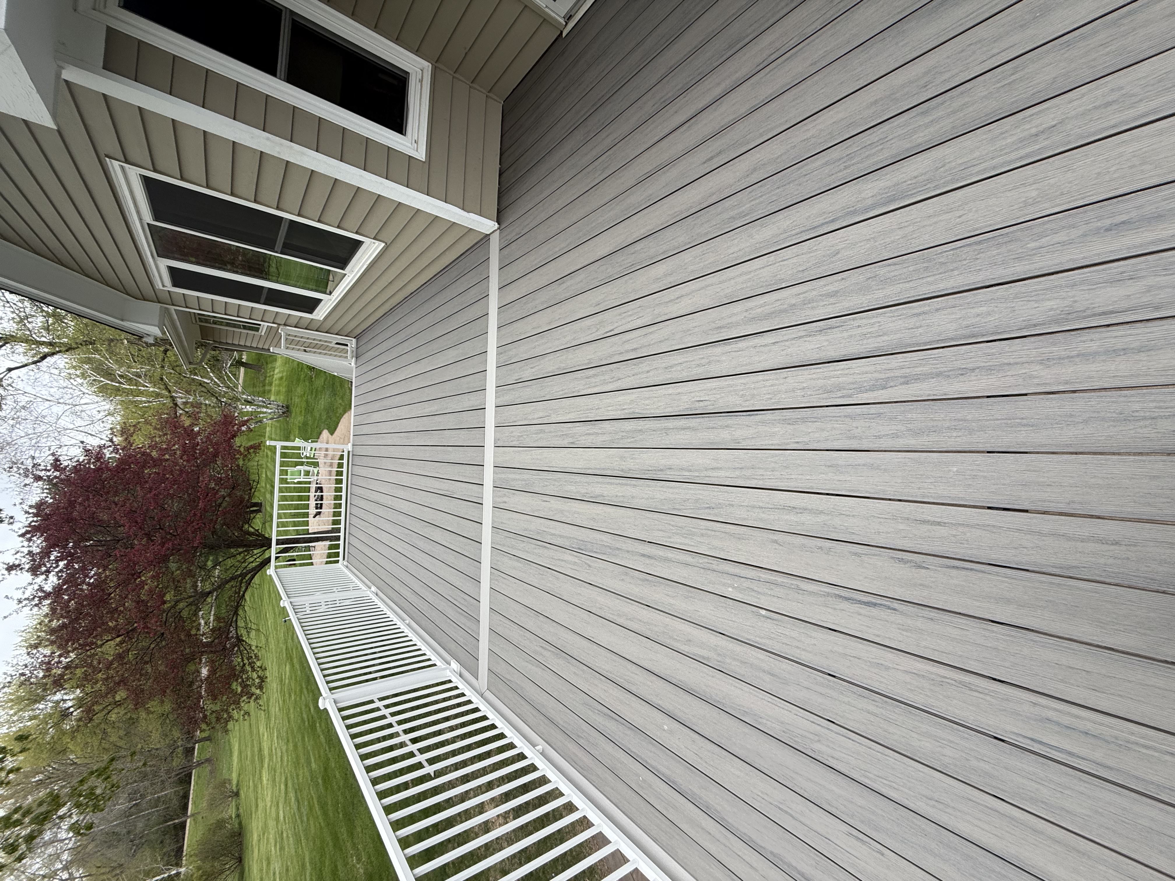 Composite Deck Build with Stairs and Railings - photo 1