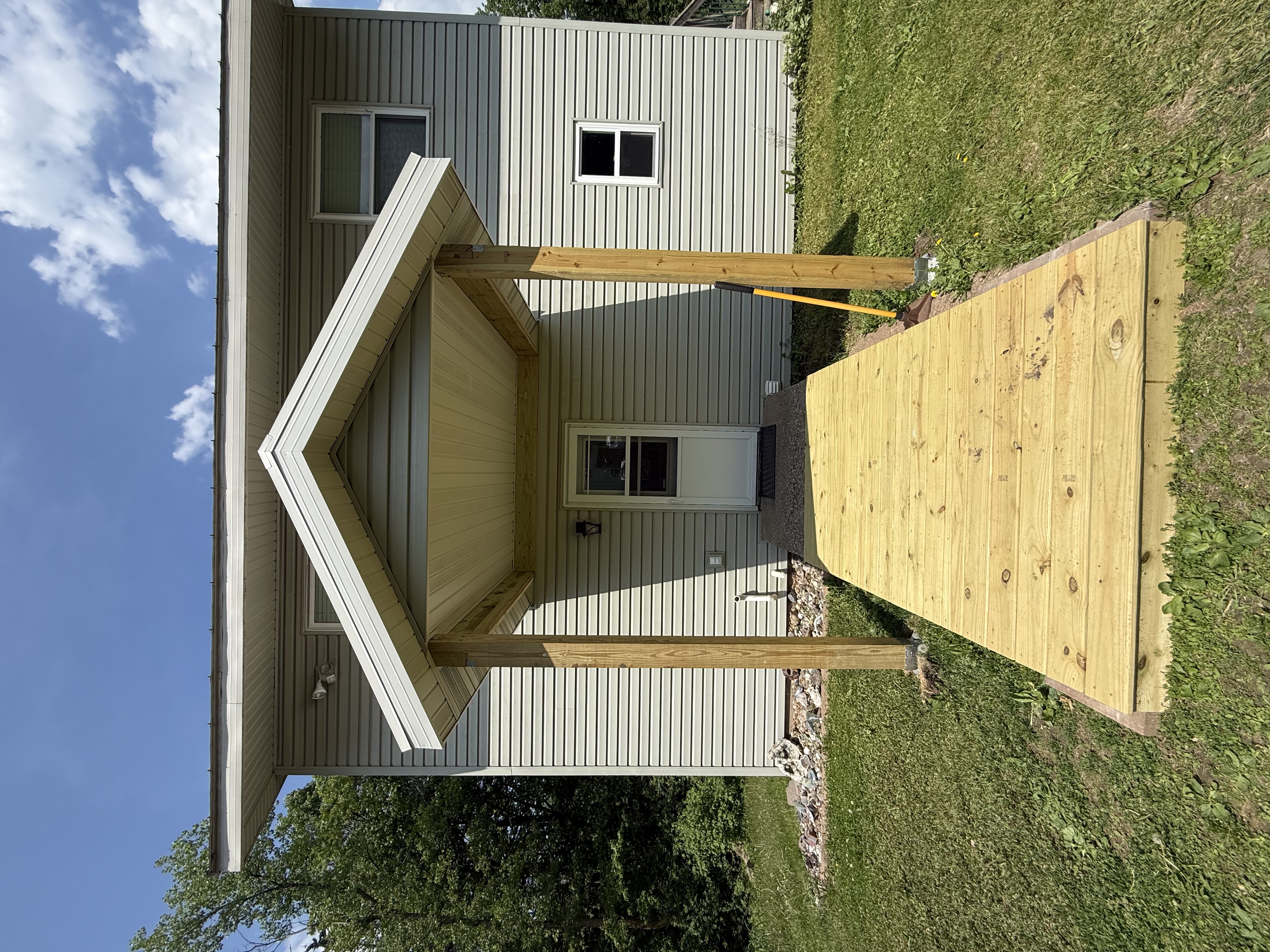 Covered Entry and Walkway Build - photo 2