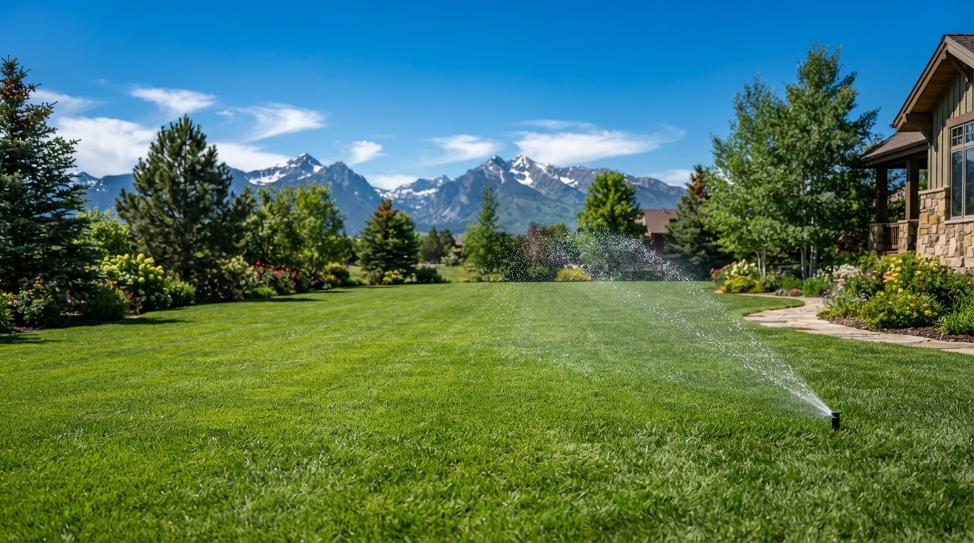 Bozeman Montana Lawn Rain Sprinkler System