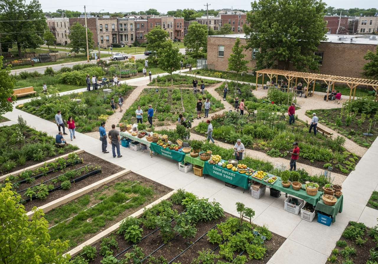 Sustainable urban garden