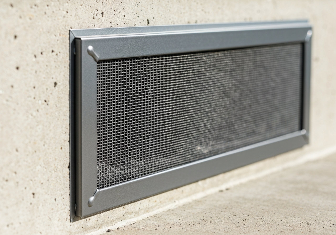 Sealed vent screen