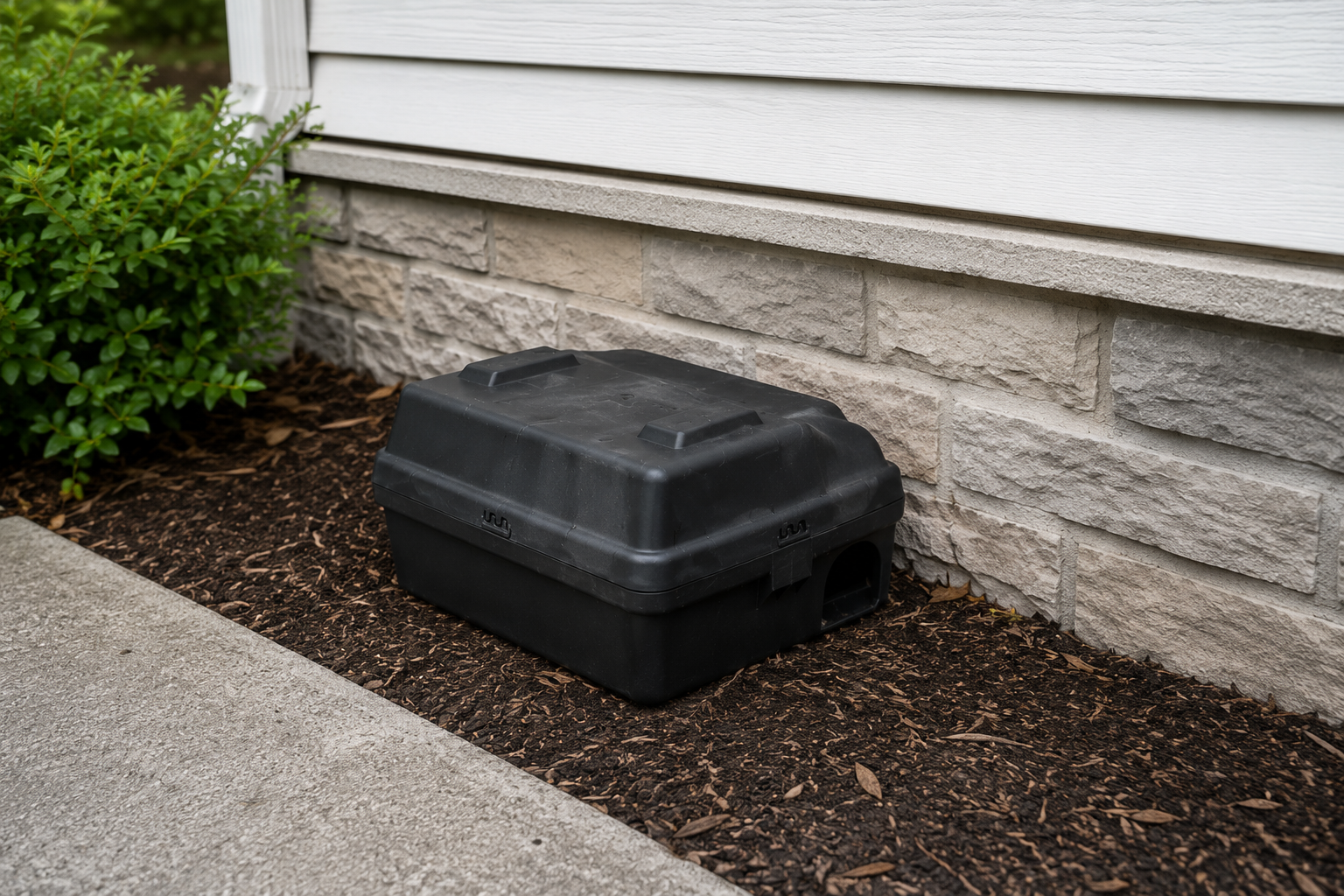 Exterior bait station