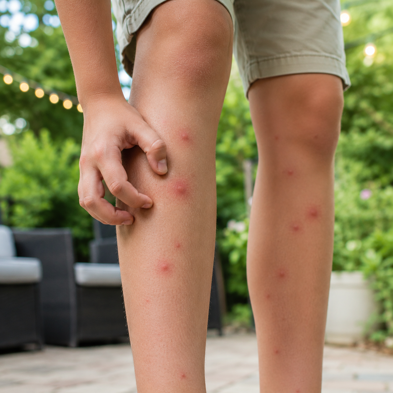 Bites after being outside