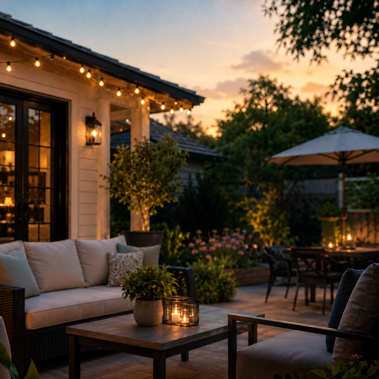 Mosquitoes around patio areas
