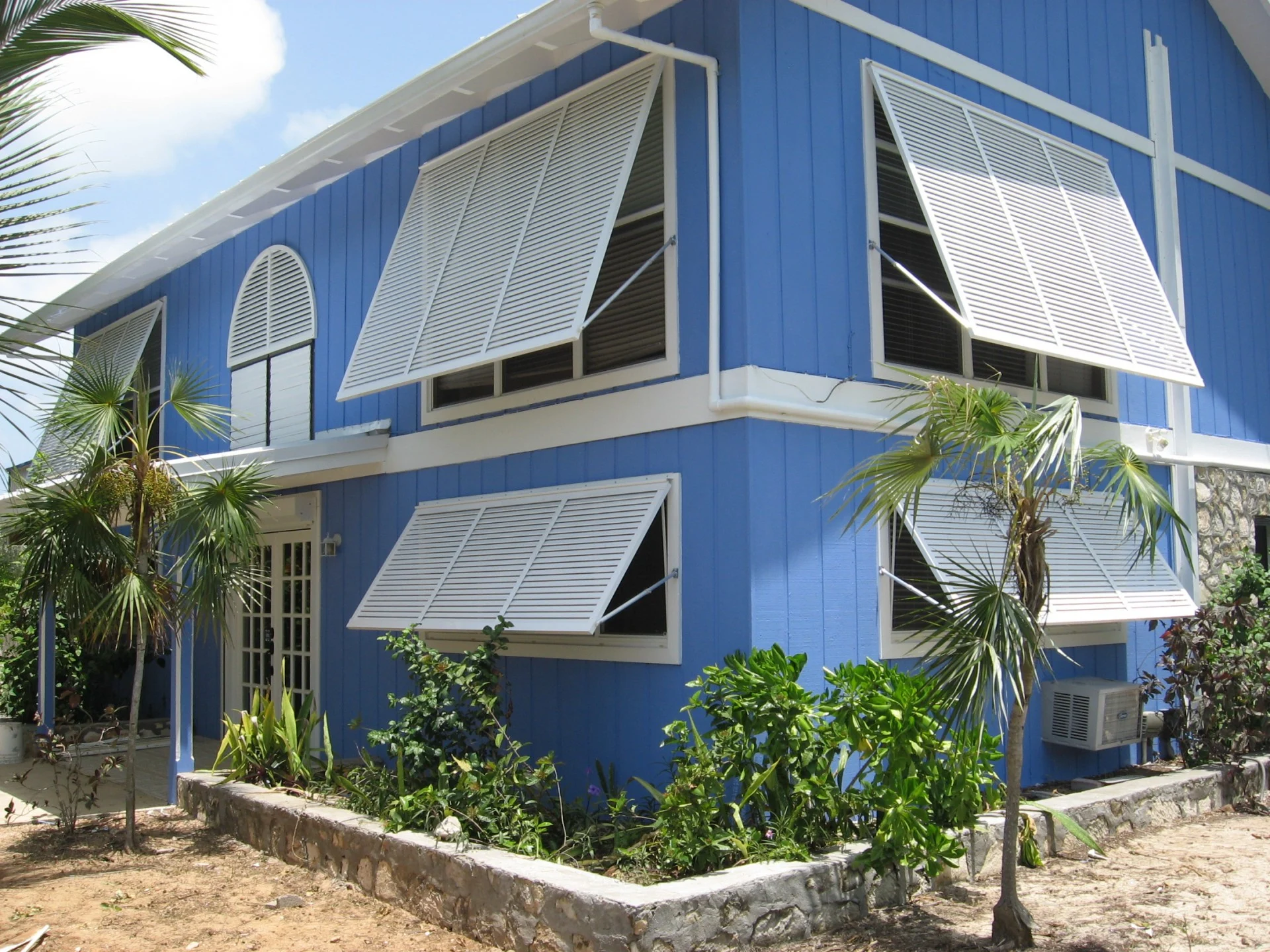 Balcony storm shutters