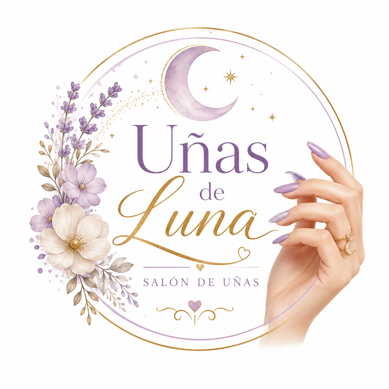 Uñas de Luna logo