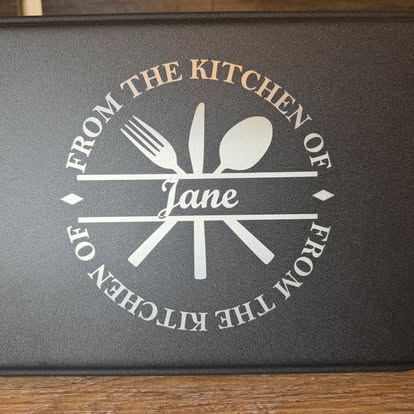 Laser engraving detail