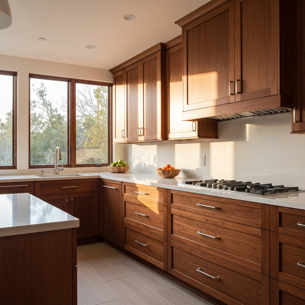 Custom wood cabinetry craftsmanship